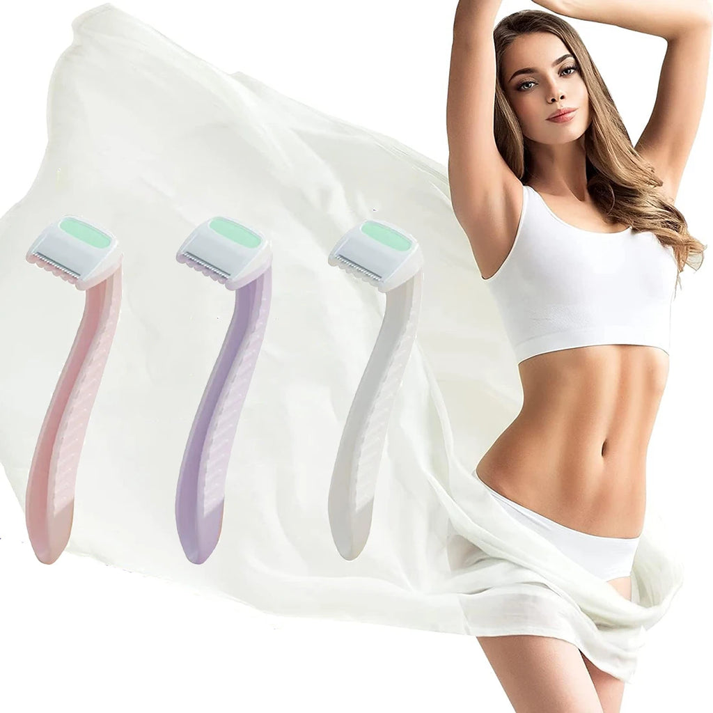 Women's Bikini Line Razors Pack of 3 – T-Type Body Shaver Bikini Line Razor Oasis Select