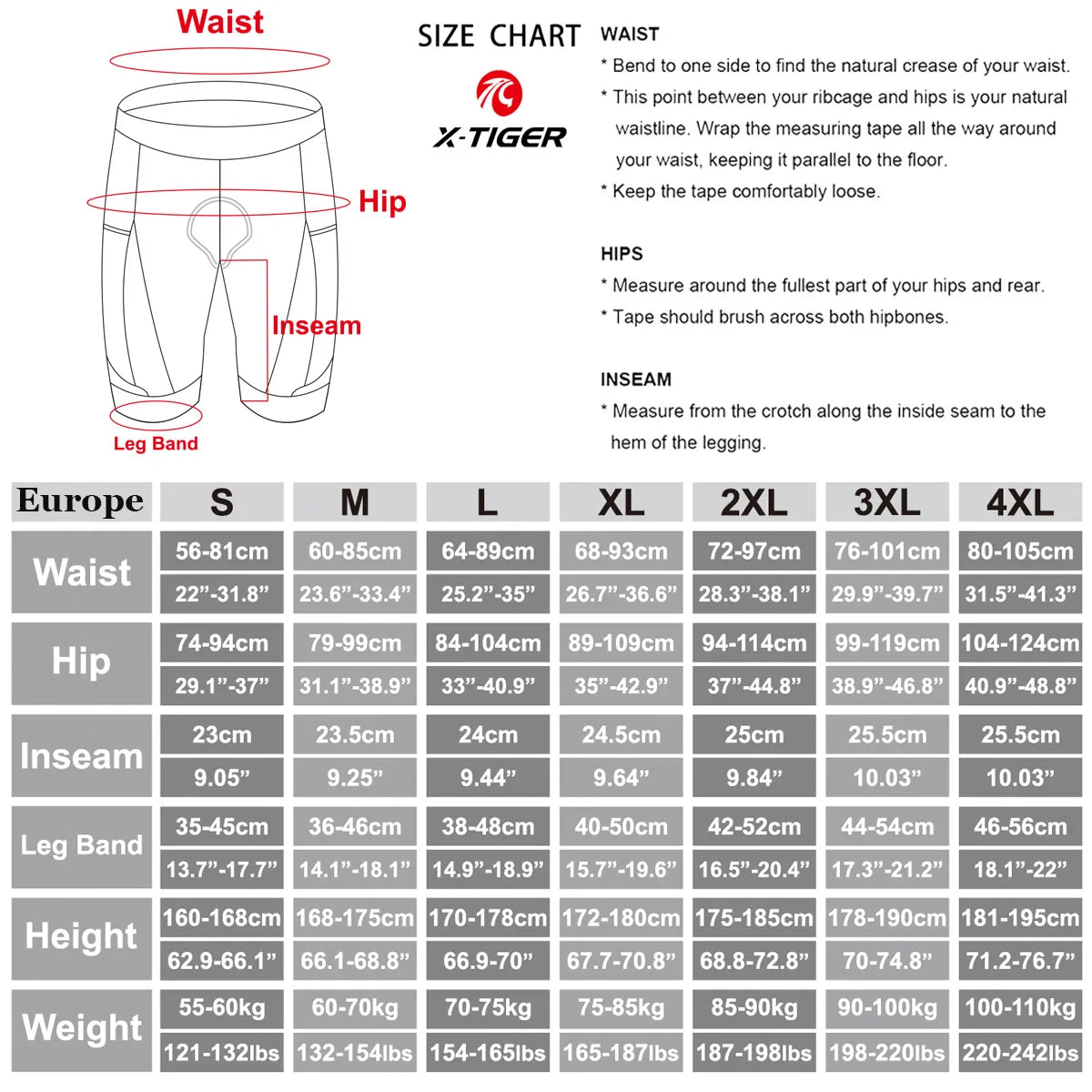 X-TIGER Cycling Bib Shorts Men's 5D Padded Bike Bibs Biking Tights With Pockets Triathlon Pro Licra UPF50+ Bicycle Shorts Oasis Select