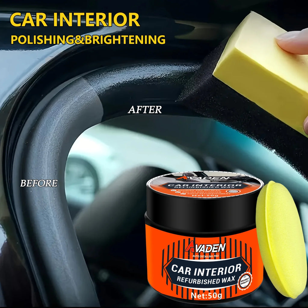 Greedy Tree Car Plastic Restorer Wax – Dashboard & Interior Polish