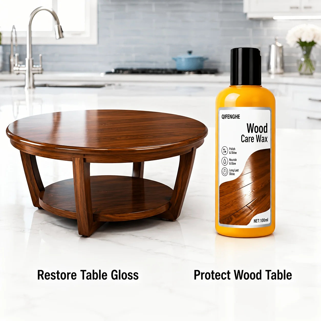 Wood Revitalizing Wax | High Gloss Floor & Furniture Polish Wood Polish Wax Oasis Select