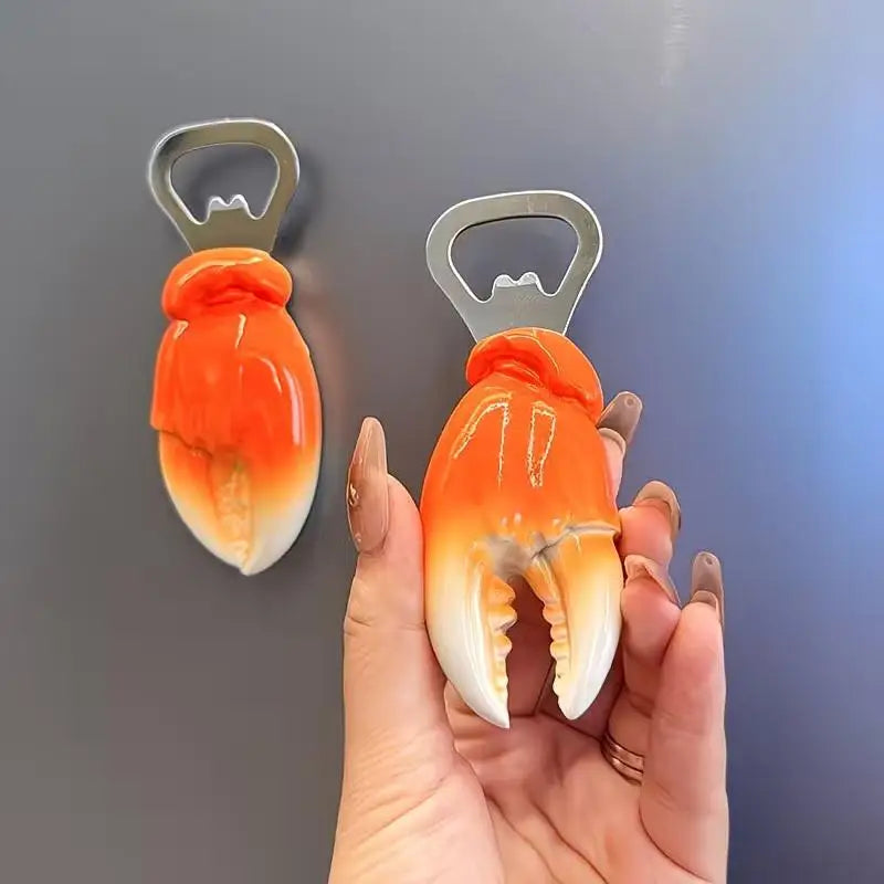 Creative And Unique Crab Claw Bottle Opener, Magnetic Refrigerator Magnet, Beer And Beverage Bottle Opener, For Home Use Oasis Select