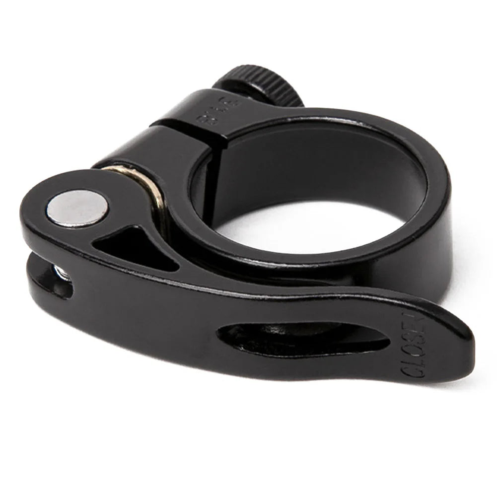 1pc Seatpost Clamp Bicycle Seatpost Clamp 31.8/34.9mm Quick-release Road Bike Mountain Bike Clamp Cycling Bicycle Parts Oasis Select 34.9mm Black