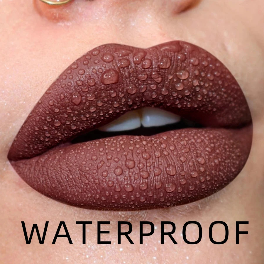 MCD 19-Color Matte Liquid Lipstick – Waterproof Long-Lasting