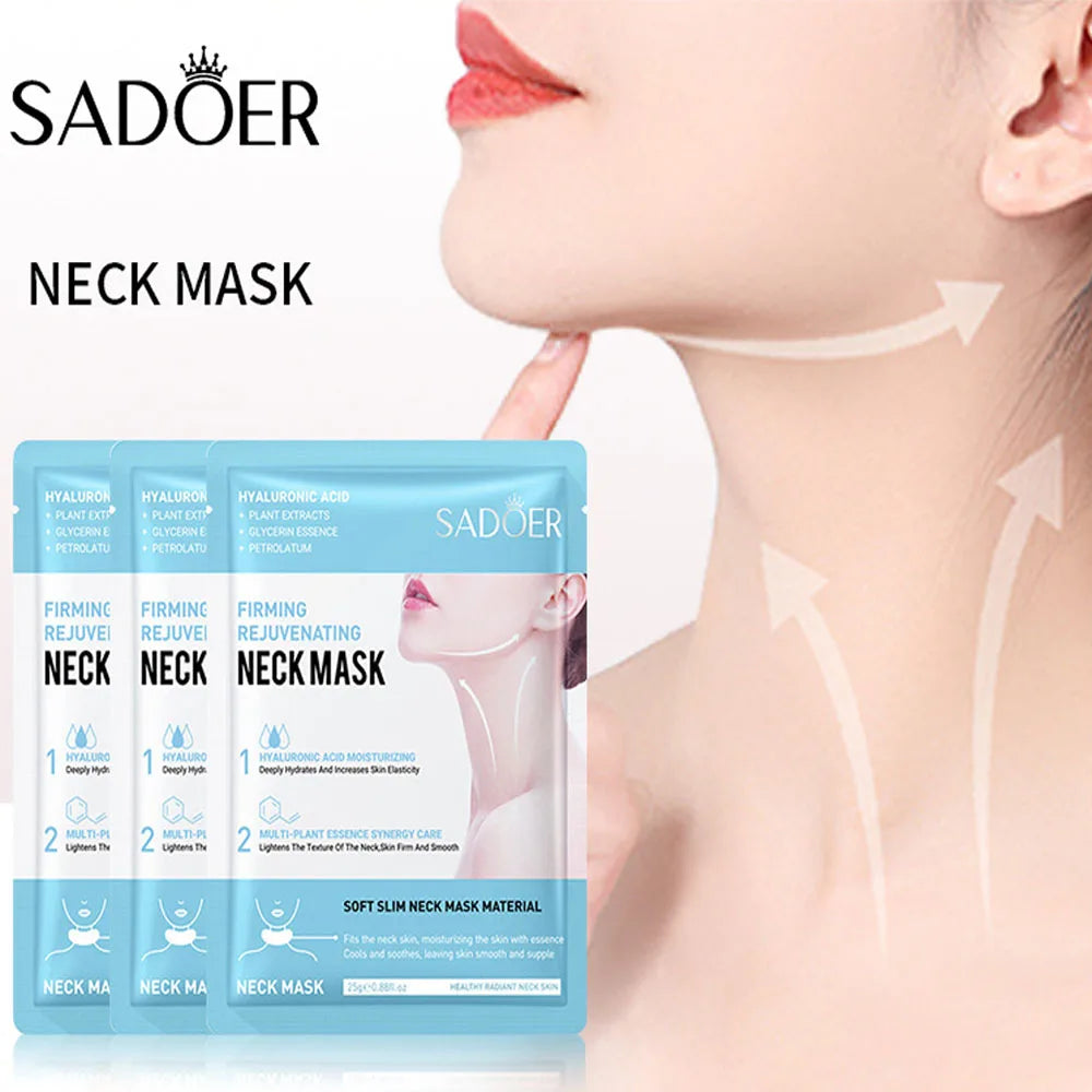 Collagen & Hyaluronic Acid Firming Neck Mask – 5/10/20 Pcs