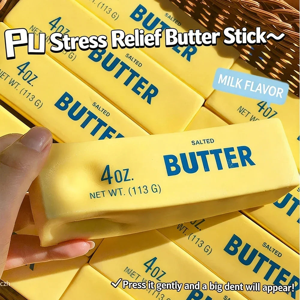 Butter Stick Squishy Slow Rising Squeeze Fidget Toy Squishy Fidget Toy Oasis Select