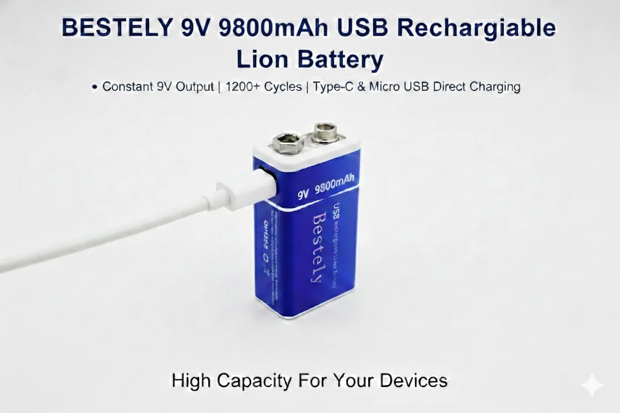 wide selling Long Cycle Life, Safe & Reliable 9V rechargeable li-ion battery for daily electronic devices Oasis Select