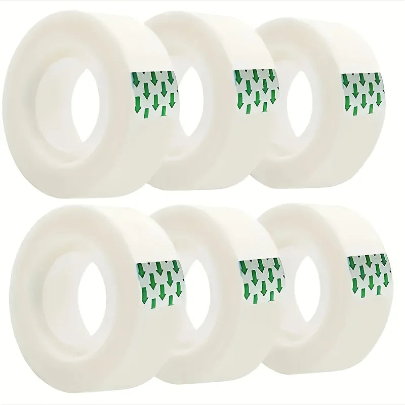 6/8 Rolls, Super Strong Transparent Tape,used for Gift Packaging, Moving, Office,Crafts-Very Suitable for Homes,office Supplies Oasis Select