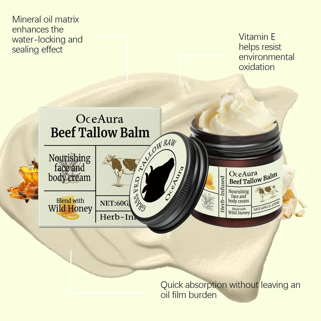 OceAura Butter Skin Moisturizing Cream Strengthen Firming Improving Elasticity Fades Fine Lines Honey Facial Nourishing Creams Oasis Select