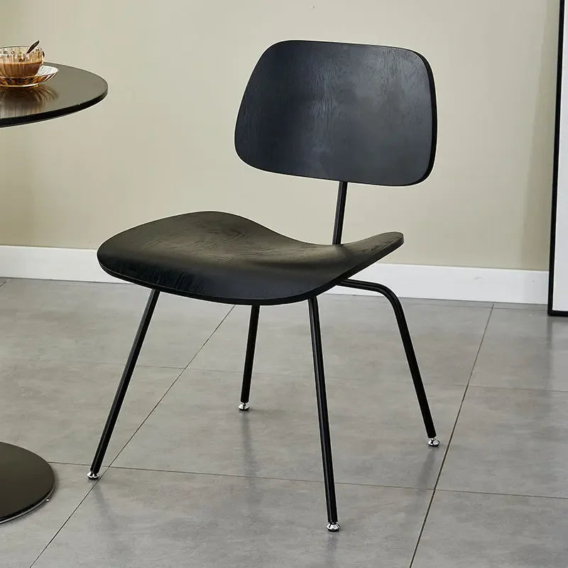 Nordic industrial style ant chair wrought iron light luxury meeting room back chair study livingdining chair Durable Oasis Select