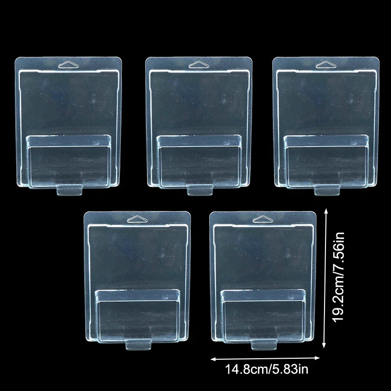 5Pcs Transparent Display Case Pinwheel Car Protective Case Boulevard Fleet Model Cardboard Collection Oasis Select Car culture