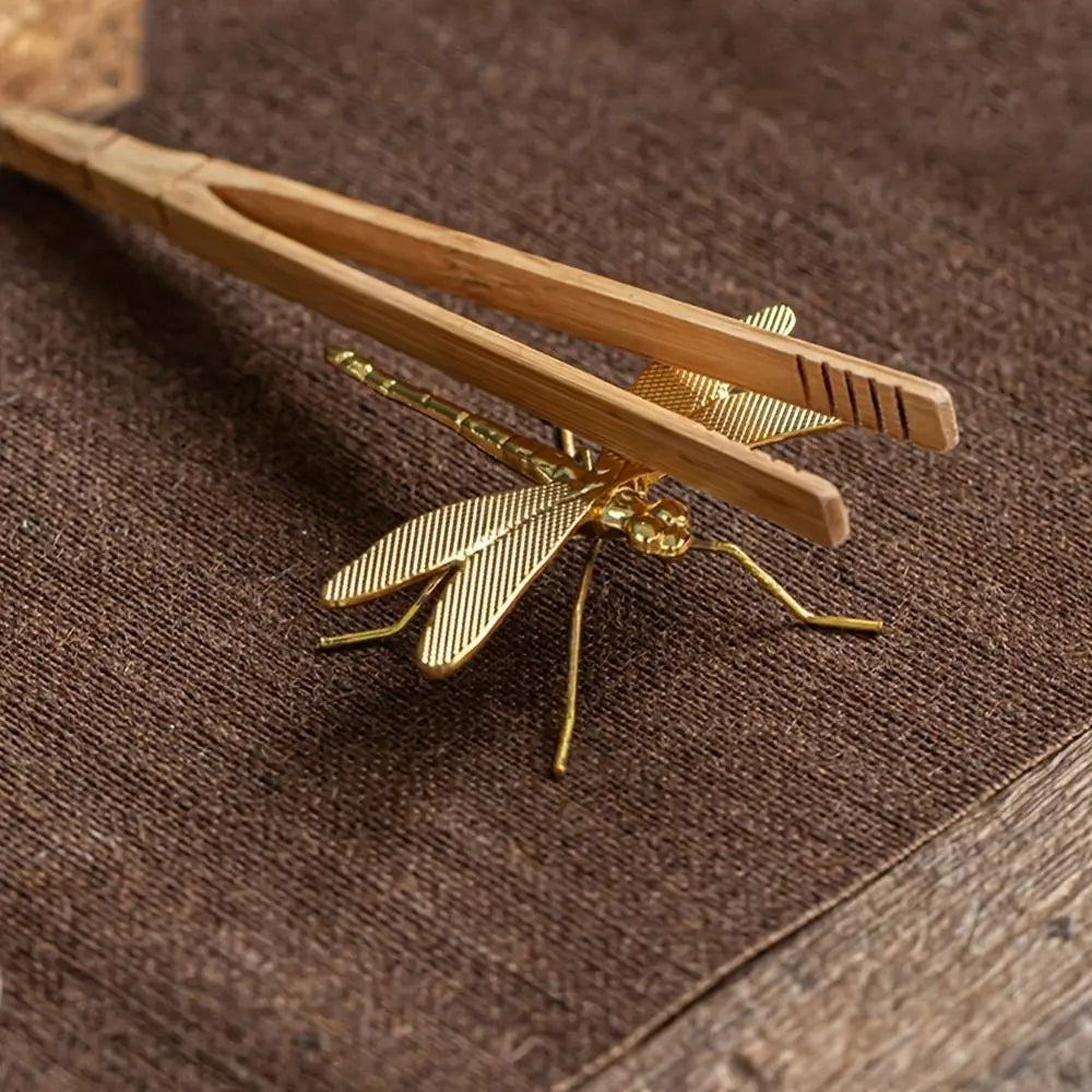 3D Dragonfly Alloy Ornament | Pen Holder & Tea Table Décor
