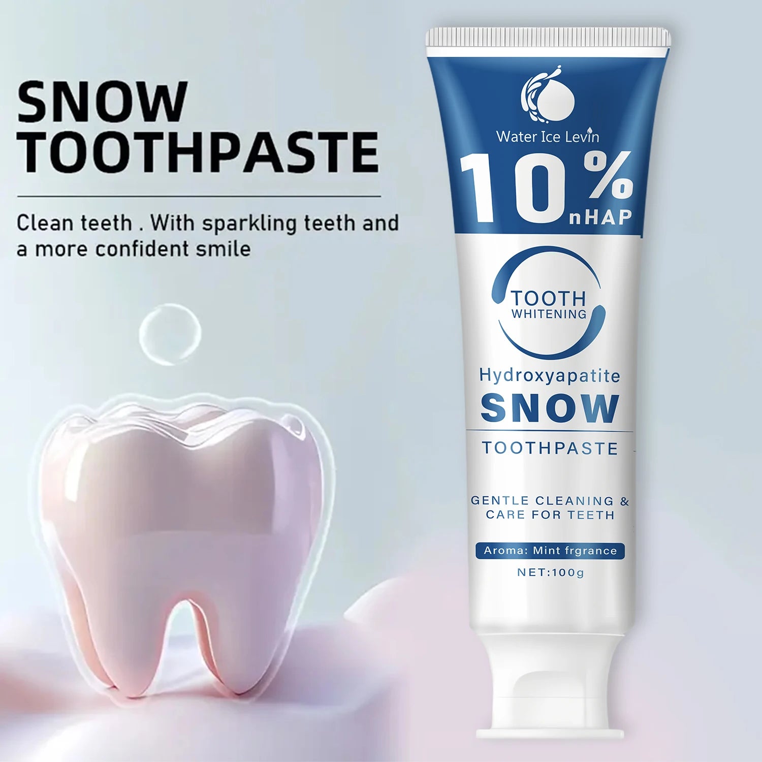 Nano Hydroxyapatite Whitening Toothpaste 10% – Deep Clean Whitening Toothpaste Oasis Select