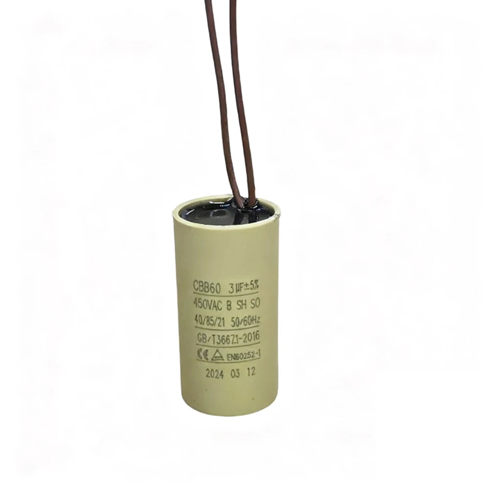CBB60 Capacitor For Circulating Water Pump Hanging Fireplace 2.5uF Capacitor For Air Compressors Pressure Washers Oasis Select 2.5uF