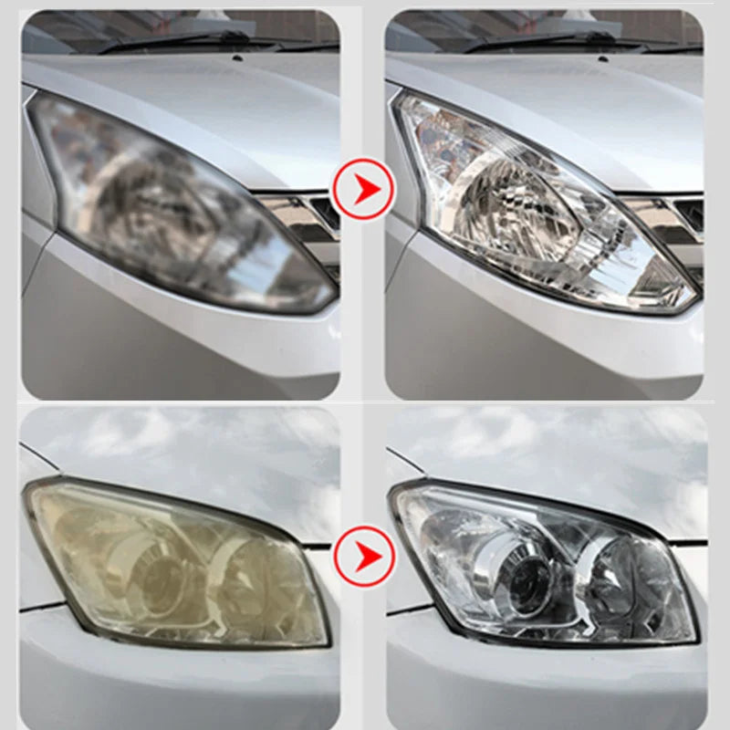Car Headlight Polish Restoration Kit Car Headlamp Repair Renovation Kit 50ml/100ml Headlights Liquid Polymer Clean Auto Tool Set Oasis Select