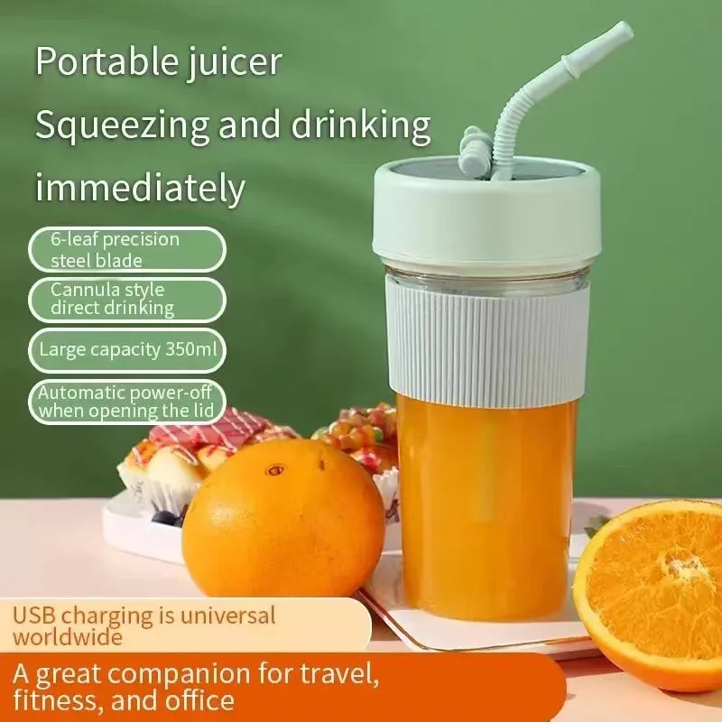 Wireless Mini Portable Blender Bottle – Smoothie & Juice Mixer