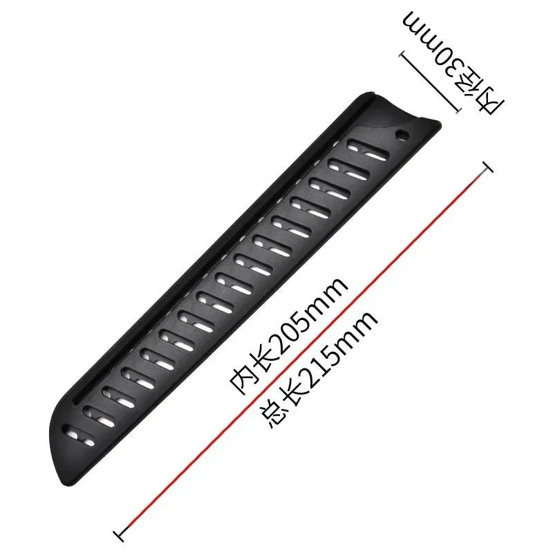 Kitchen Knife Sheath Black Plastic Knife Covers Knife Blade Protector Cover Edge Guards Case Kitchen Accessories 3.5-8 Inches Oasis Select 8MB