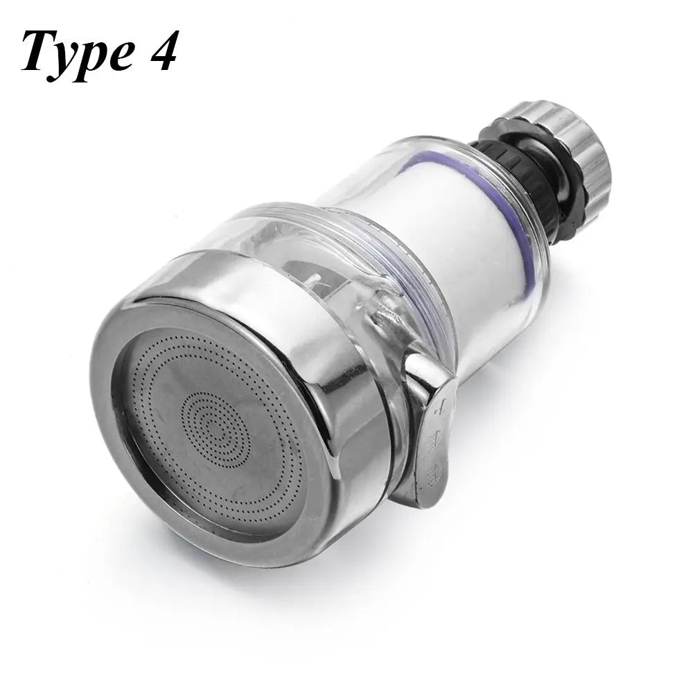 3 Modes Water-saving Tap Filter Head Diffuser Purify Conn Adjustable Faucet Nozzle Kitchen 360° Rotation Swivel Sprayer Aerator Oasis Select Type 4