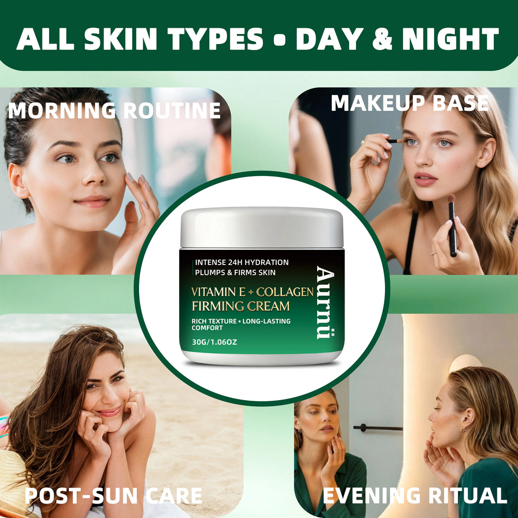 Aurnü Vitamin E Collagen Firming & Hydrating Face Cream Firming Face Cream Oasis Select