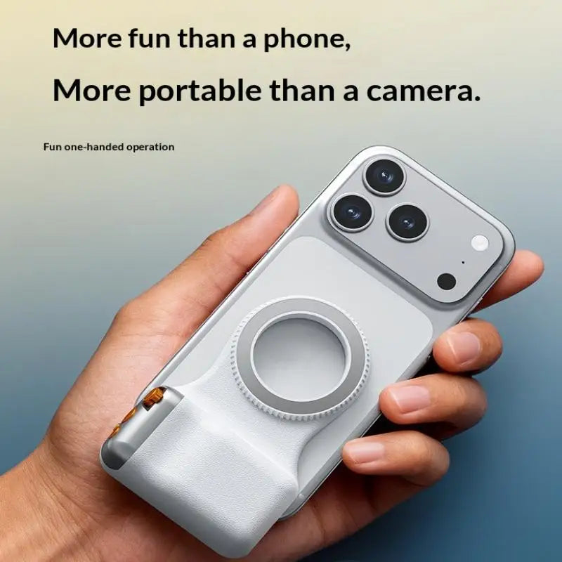 Magnetic Camera Grip With Remote Shutter Fill Light Remote Control Handle Universal For Phones Oasis Select