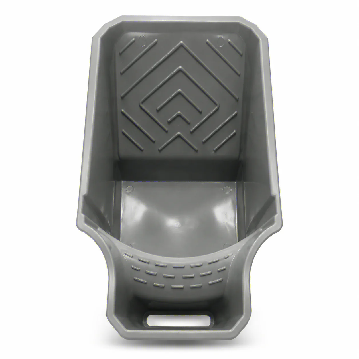 4-Inch Handheld Paint Cup with Roller Frame Durable PP Material Large Capacity Easy Matching for Brushes & Rollers Gray Oasis Select