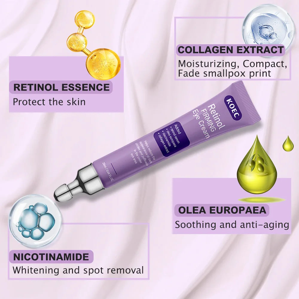 Retinol Firming Eye Cream | Collagen & Niacinamide, 20ml Eye Cream Oasis Select