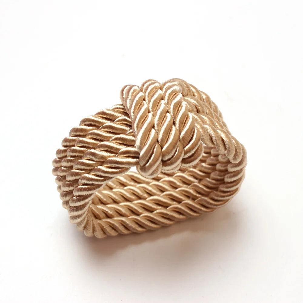 Woven Rope Napkin Rings – Wedding, Holiday & Home Decor