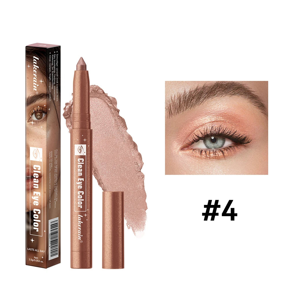 Lakerain Eyeshadow Sticks Ultra Creamy Lightweight Buildable Formula Smudge-Proof Long-Lasting Eye Color Oasis Select 4