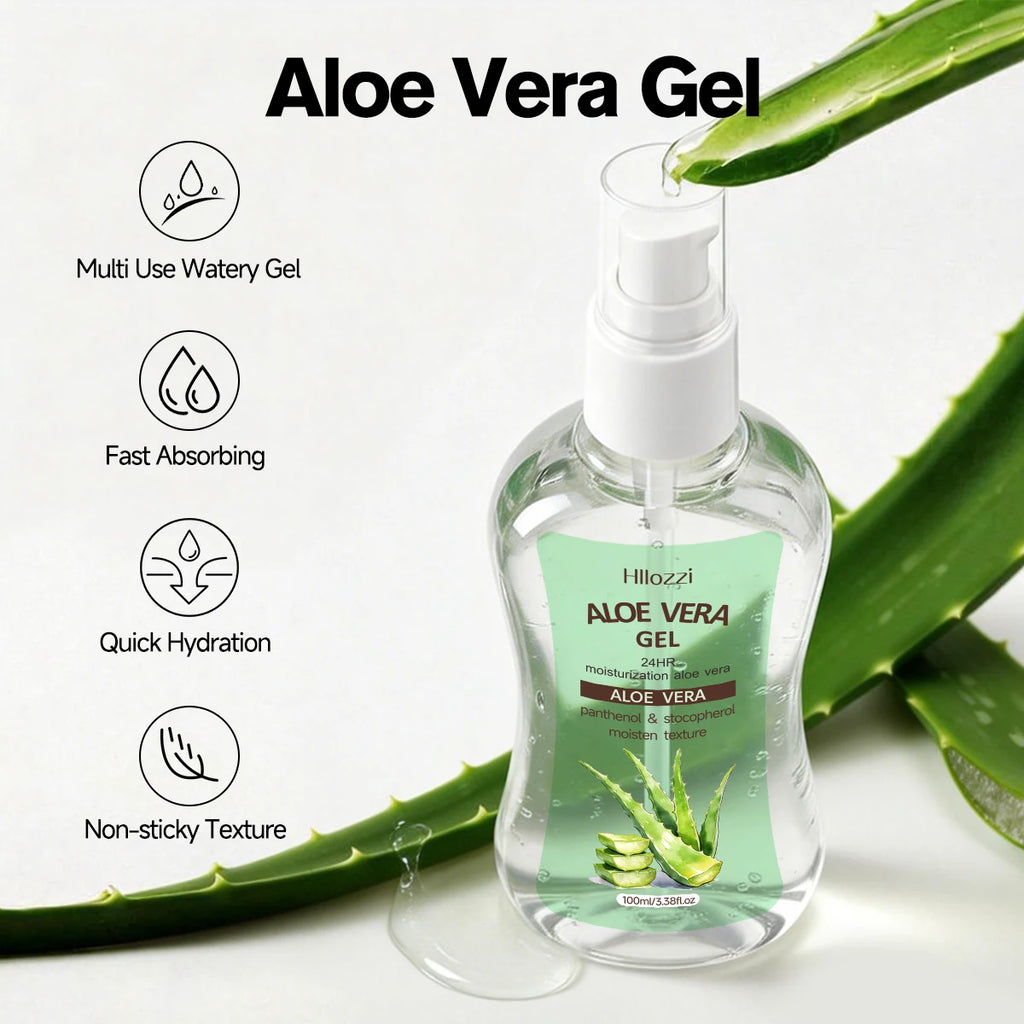 MOISTURIZER AFTER SUN ALOE VERA GEL，Quick absorption, non-greasy texture, post-sun hydration, suitable for both men and women Oasis Select