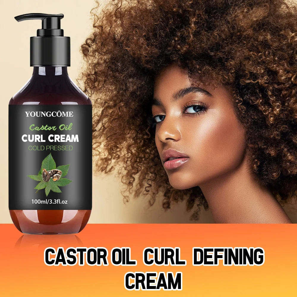 YOUNGCOME Black Castor Oil Curl Defining Cream 100ml