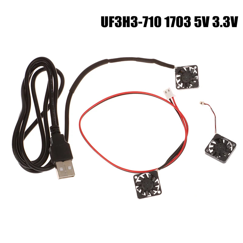 UF3H3-710 Ultra-Thin 5V Cooling Fan 17x17x3mm | High-Speed