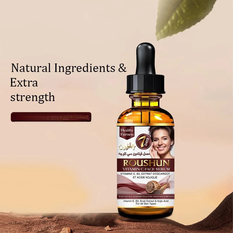 ROUSHUN Snail Essence Face Serum – Hydrating & Moisturizing