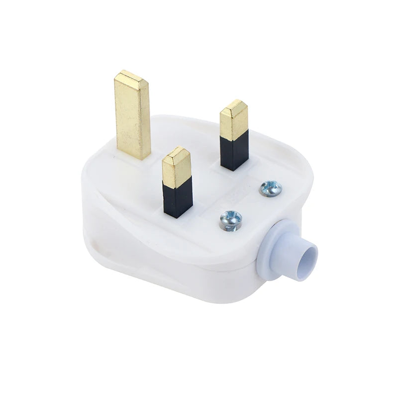 UK Type G 13A Fused 3-Pin Mains Plug – Rewirable Connector