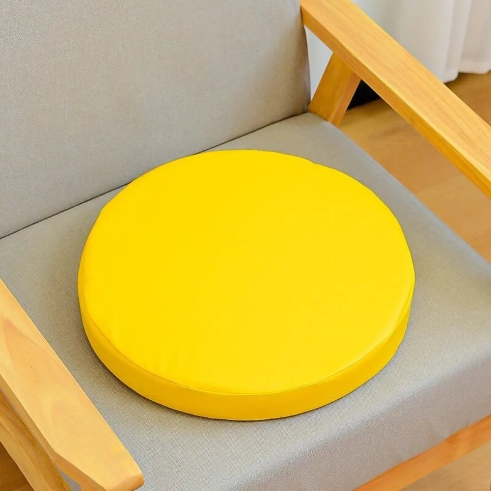 Memory Foam Round Chair Cushion – Waterproof, Washable Seat Pad