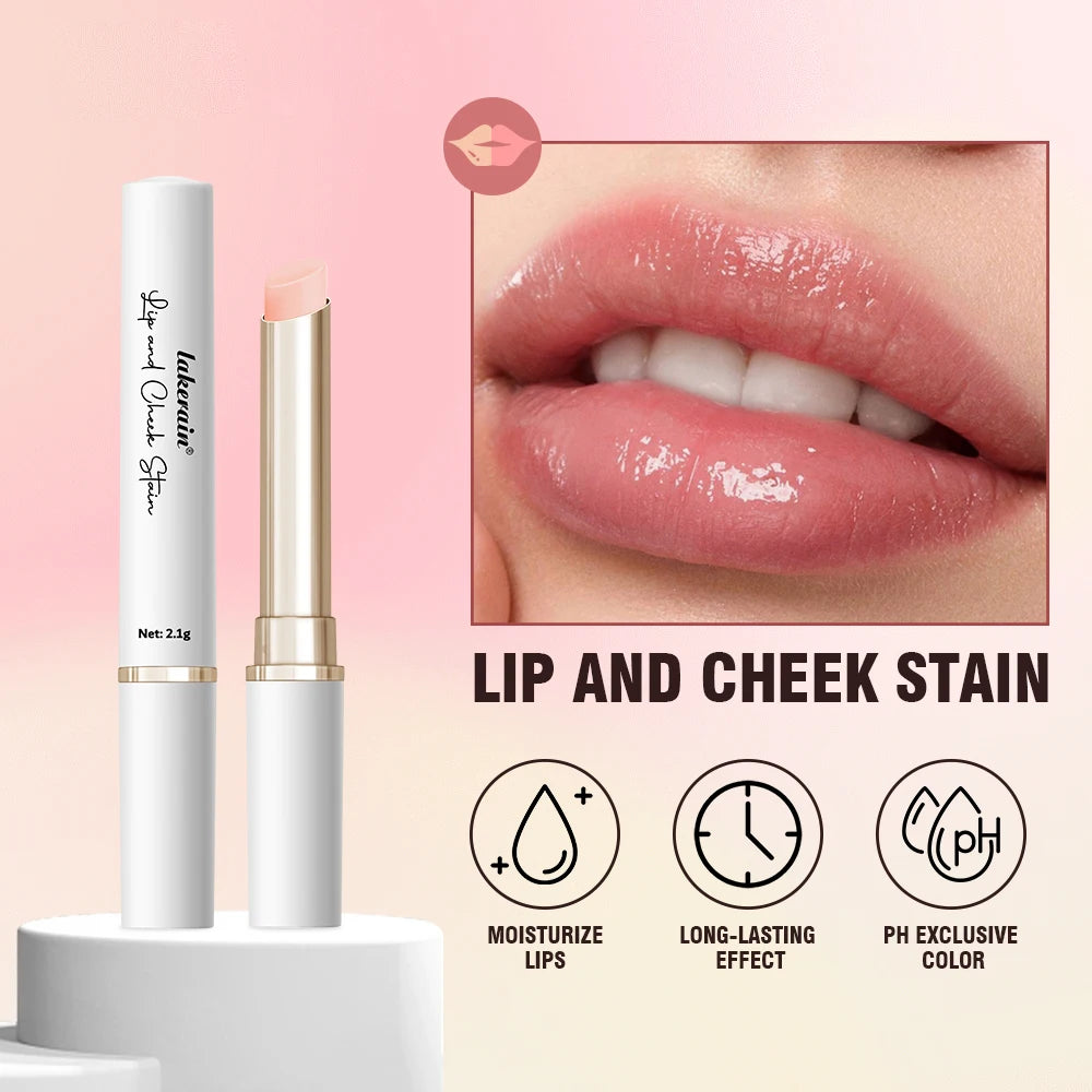 Lipstick PH Color-Changing Lip And Cheek Stain Dual-Use Lipstick Deep Moisturizing Hydrating 4 Shades Available Lips Balm Makeup Oasis Select