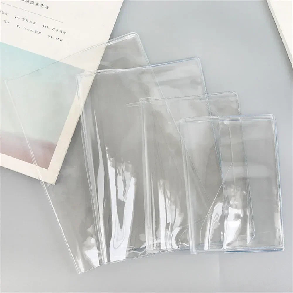 Waterproof PVC Transparent Protective Sleeve for A6 A5 Notebook Journal Planner Book Diary Protects Cover Office Supplies Oasis Select