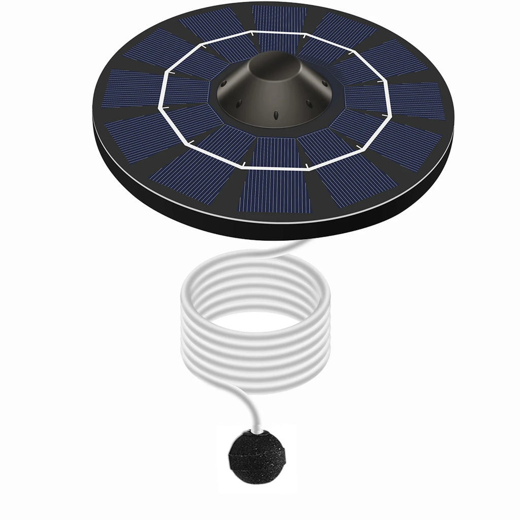 2.5W Pond Air Pump, Floating Solar Aerator Oxygen Pump, Fish Tank Aquarium Fish Pond Solar Oxygenator, Improve Pond Circulation Oasis Select 2.5W