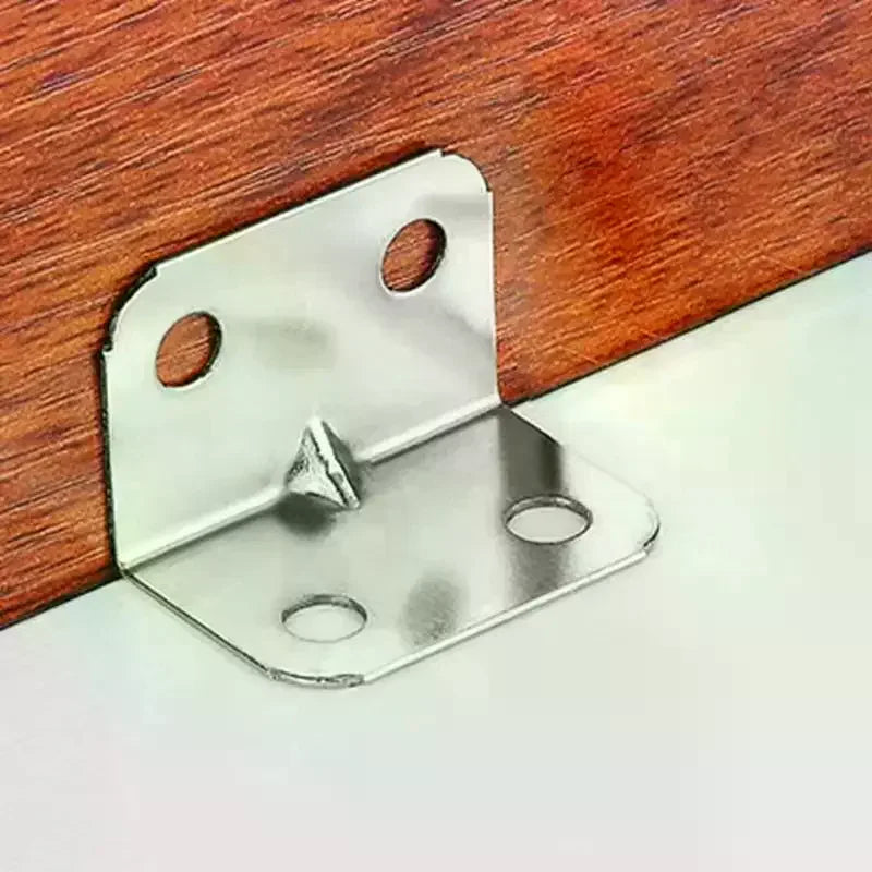 20pcs 90-Degree Angle Iron Plate Brackets Set for Table Chair Cabinet Wardrobe Fixed Connector Shelf Brackets Accessories Oasis Select