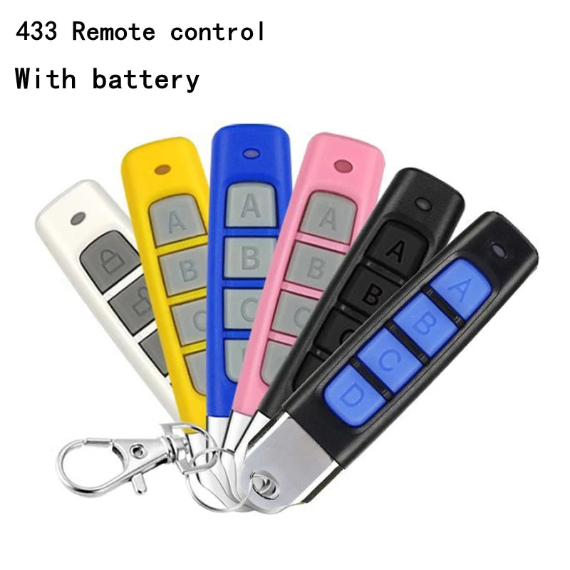 433MHZ 433.92mhz Remote Control Garage Gate Door Opener Remote Control Duplicator Clone Learning Rolling Code Car Key Oasis Select