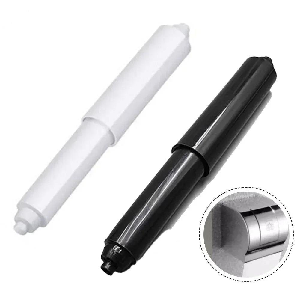 1/3PCS Replacement Toilet Roll Paper Shafts White Plastic Toilet Rolls Holders Roller Spindle Insert Spring For Bathroom Parts Oasis Select