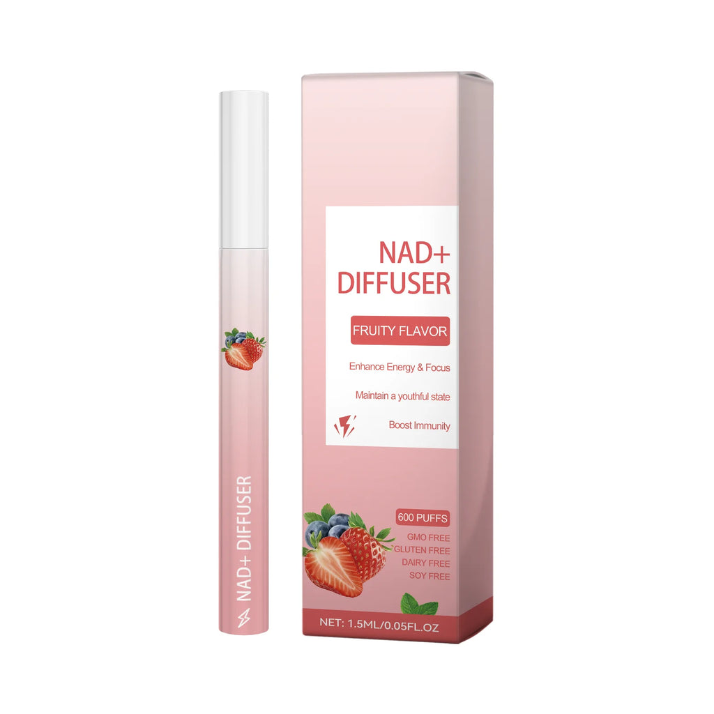 Herbal Energy Stick NAD+ Diffuser Enhance Focus Boost Immunity Improve Body Vitality Soothing Relax Breathing Air Freshener Pen Oasis Select 1pc boxed