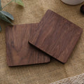 Wood Bamboo Coasters | Heat-Resistant Tea & Coffee Cup Mats