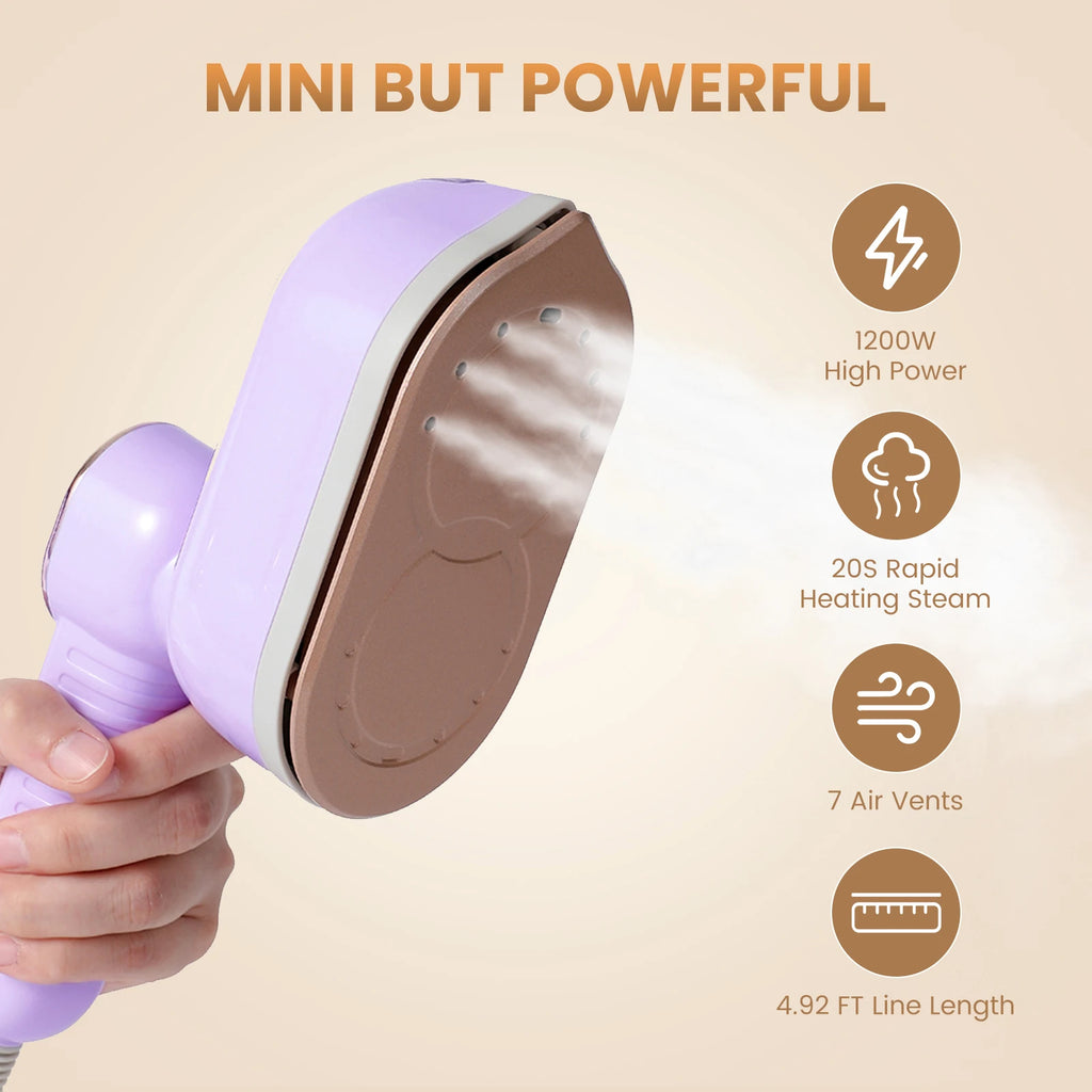 URGGU Portable Handheld Steam Iron & Garment Steamer