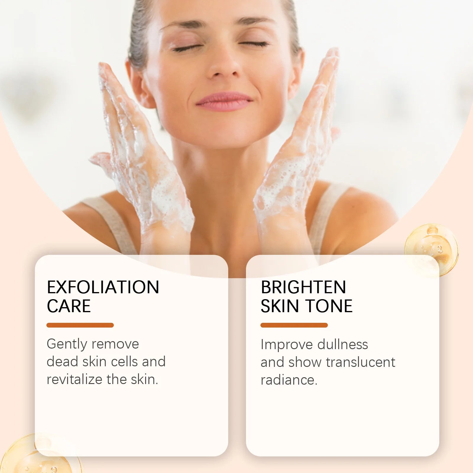 Coconut Oil Facial cleanser Tighten Cheek Control Skins Oiling Removing Acne Reducing Blackheads Pores Faces Moisturizing Oils Oasis Select
