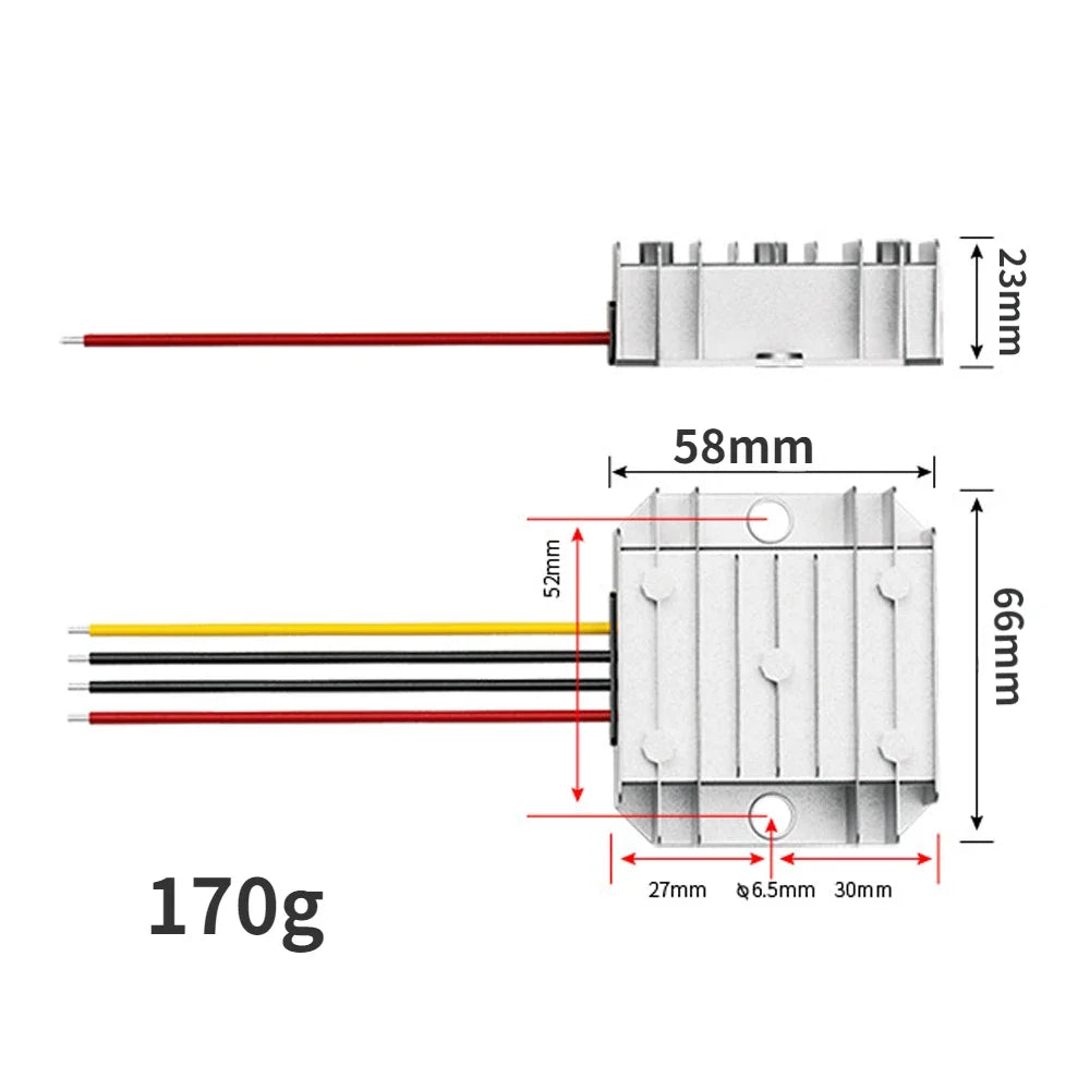 120V 100V 96V 84V 72V 60V 48V 24V to 12V 15A 20A 5A 10A DC Buck Converter Power Regulator Step Down Voltage Car CCTV Oasis Select