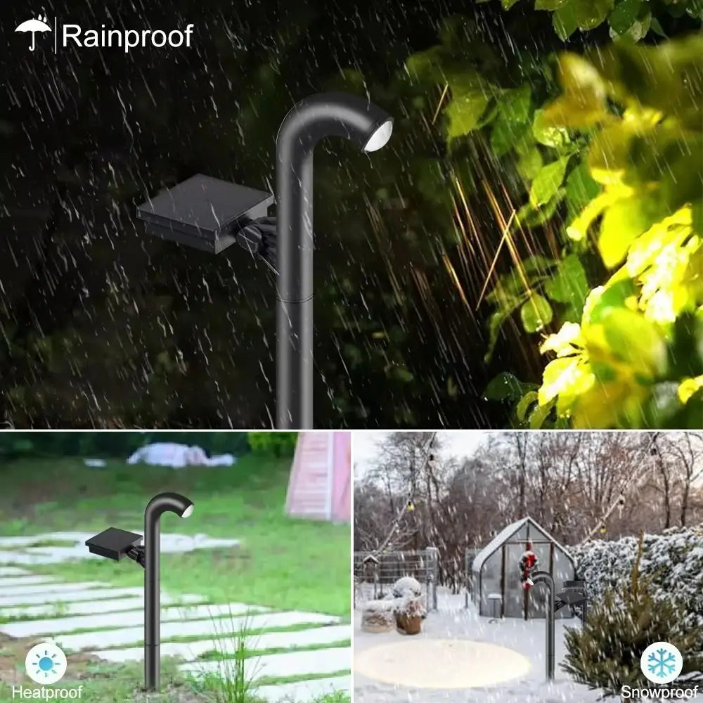 Solar Pathway Lights Outdoor – Warm White LED, IP55 Waterproof