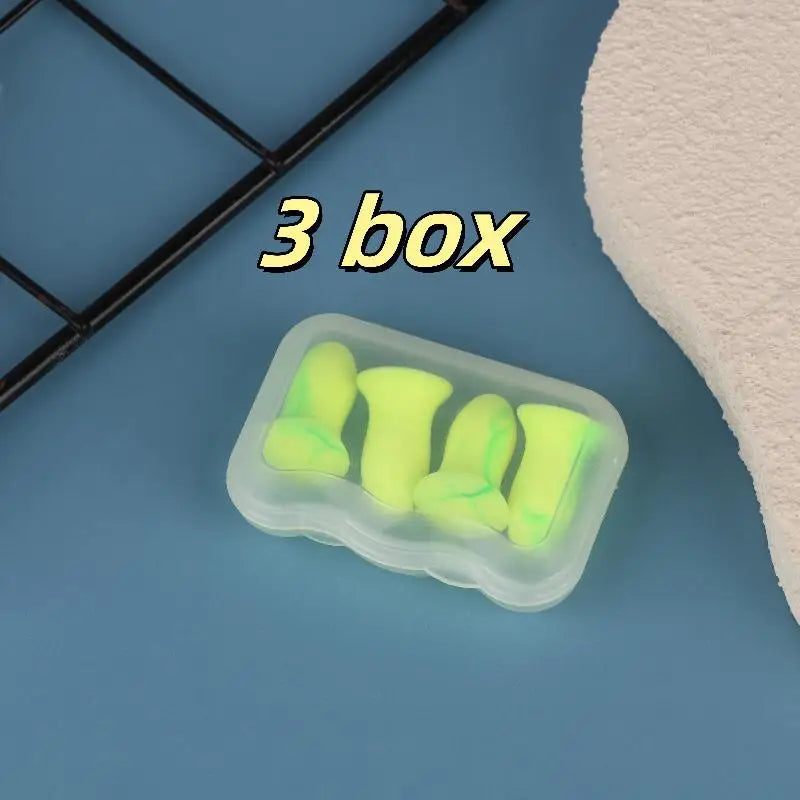 Reusable Anti-Noise Ear Plugs, 1/3/5 Boxes Set for Sleep Quality Improvement, Noise Barrier Earplugs Oasis Select A 3Box 12pcs