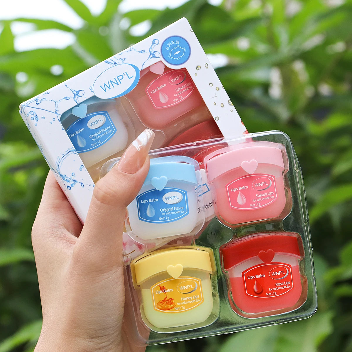 WNP'L Fruit Lip Balm Gift Set 4/6/8 Pcs – 8 Flavors Lip Balm Gift Set Oasis Select 4 IN ONE