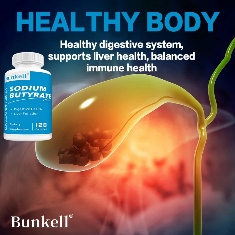 Sodium Butyrate Gut Health Supplement – 120 Vegan Capsules Gut Health Supplement Oasis Select