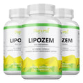 Lipozem Capsules - Digestive Health, Appetite Suppression, Metabolism, Weight Management Oasis Select 120 Capsule-3bottles