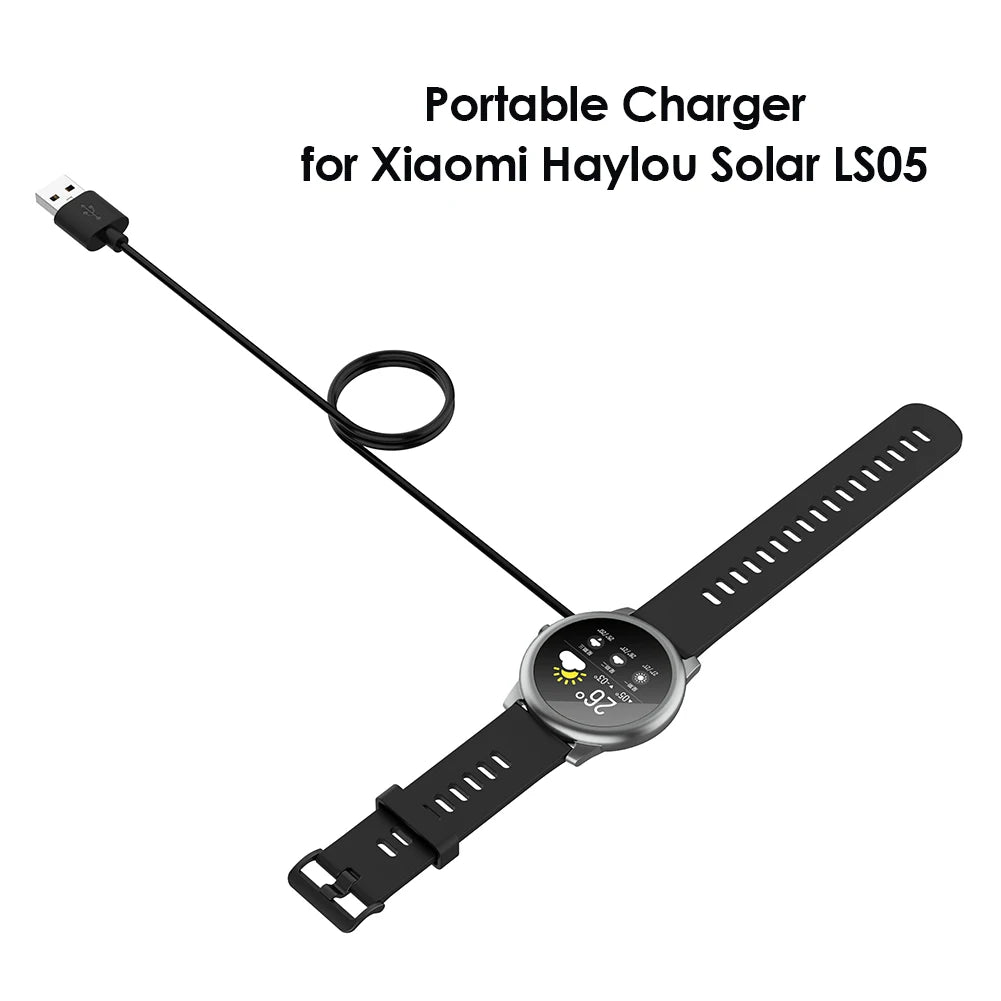 USB Charging Cable for Haylou LS05, Ticwatch GTX, YAMAY SW022 Smartwatch Charging Cable Oasis Select